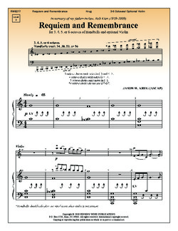 Requiem and Remembrance