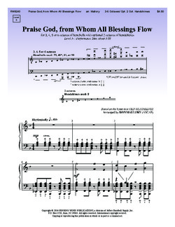 Praise God from Whom All Blessings Flow