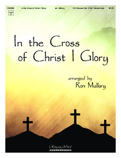 In the Cross of Christ I Glory