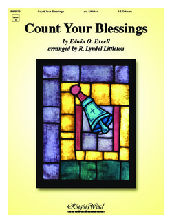 Count Your Blessings