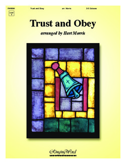 Trust and Obey