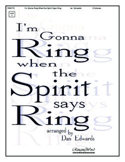 I'm Gonna Ring When the Spirit Says Ring